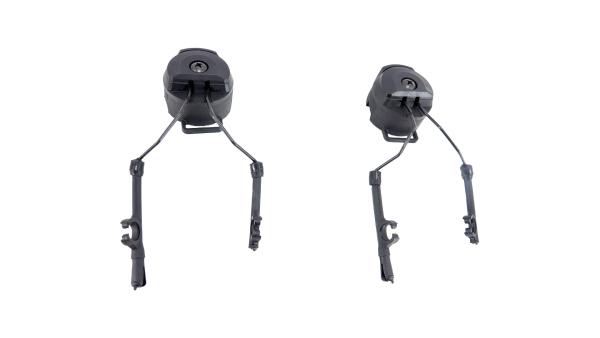 Comtac Helmet Rail Adapter Set Schwarz