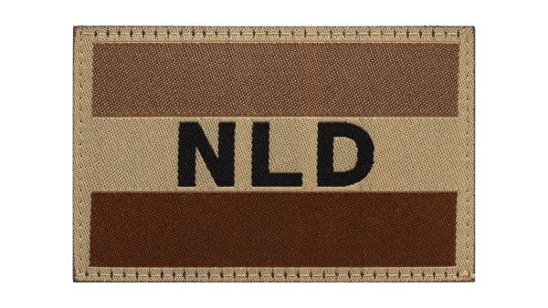 Netherlands Flag Patch Desert