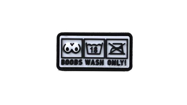 Boobs Wash Only PVC Patch