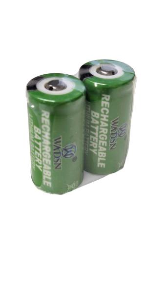 CR123 3.7V Akku Rechargeable 2-Pack