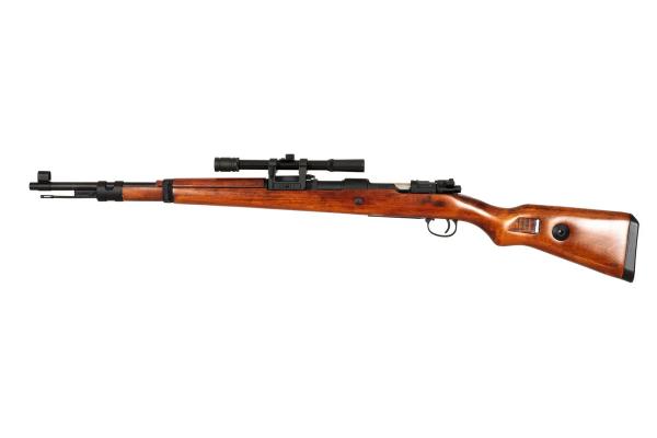 Karabiner 98k Bolt-Action Sniper Rifle Real Wood with Scope