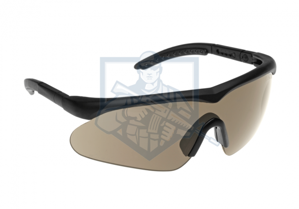 Raptor Schutzbrille Schwarz - 3 Wechselgläser