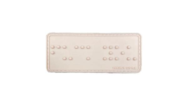 "FUCK YOU” IN BRAILLE Morale Patch