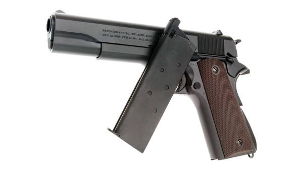 トイガン TOKYO MARUI COLT GOVERNMEOT Pistolet gazowy Colt Gov. Series '70 Nickel Finish | Tokyo