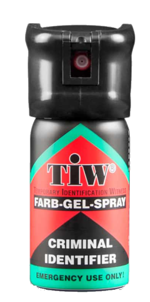 TIW Criminal Identifier - 40 ml Jet mit Man FlipTop Kappe