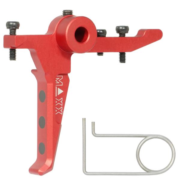 CNC Aluminum Advanced Speed Trigger (Style E) (Red) für MTW