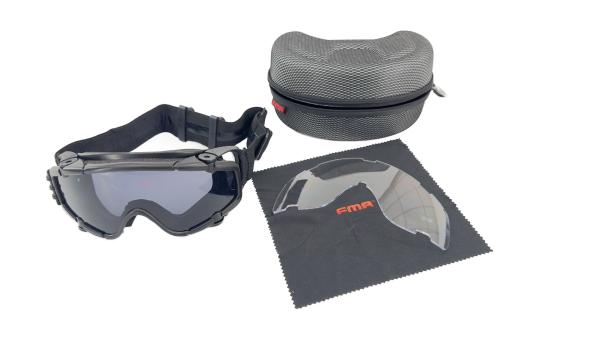 SI Ballistic Goggles mit Ventilator Black