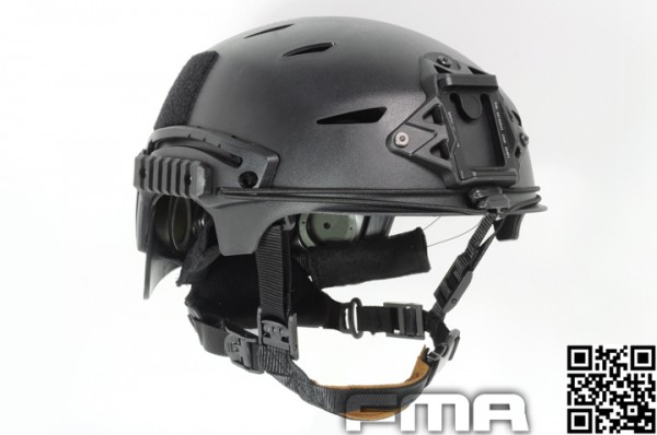 MIC EX Bump Helmet ABS Schwarz