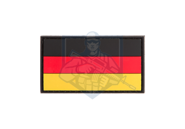 German Flag Blank Rubber Color