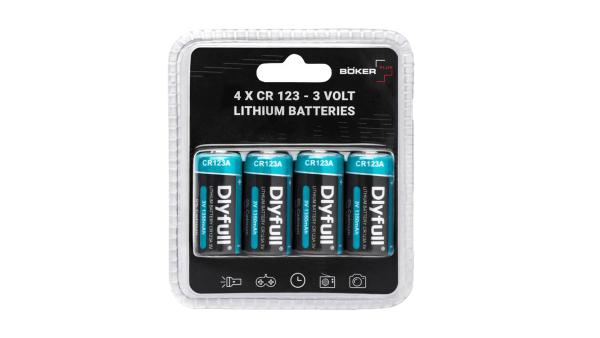 Böker Plus Batterie-Set 4x CR123