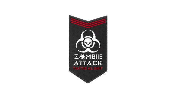 Zombie Attack PVC Patch