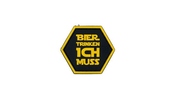 Need Beer Hexagon PVC Patch
