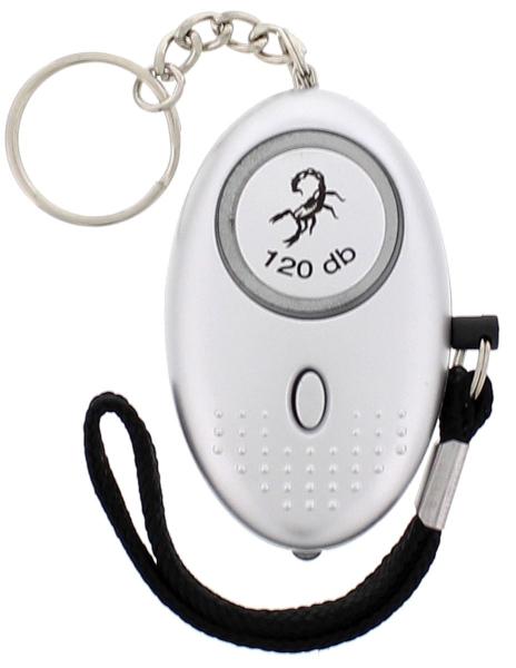 Scorpion Mini Personalalarm 120db Silber