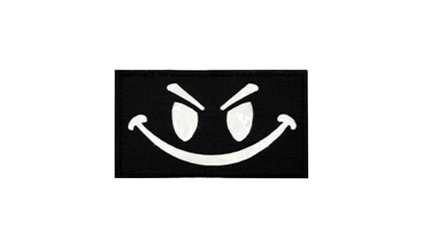 Lasercut Patch evil Smile NVT