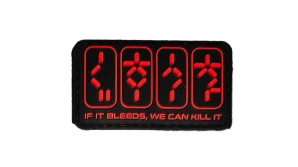 IF IT BLEEDS PVC Patch