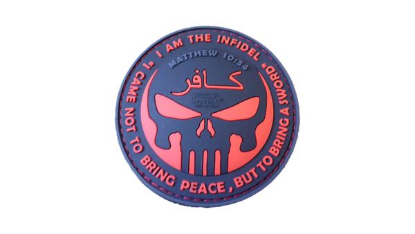 The Infidel Punisher Rubber Patch Blackmedic