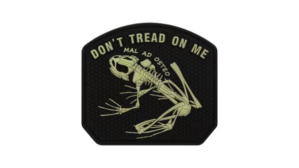 Dont treat on me PVC Patch Glow in the dark