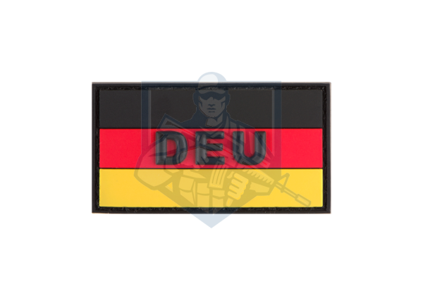 Small German Flag Rubber Patch