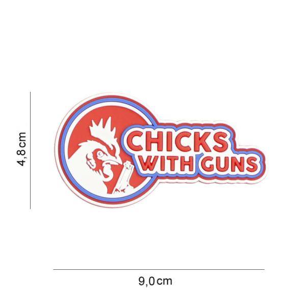 Chicks with Guns Rubber Patch