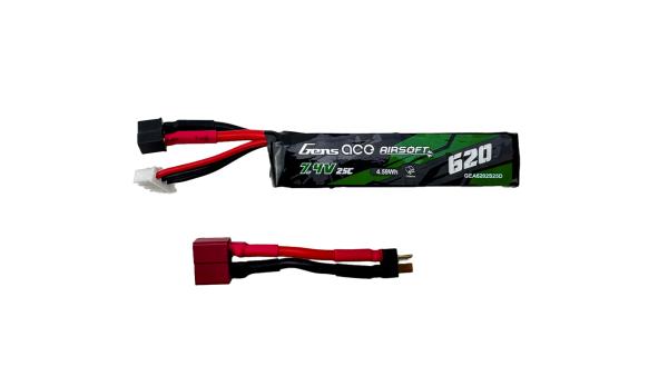 7.4v 620mAh AEP Lipo Mini-Dean