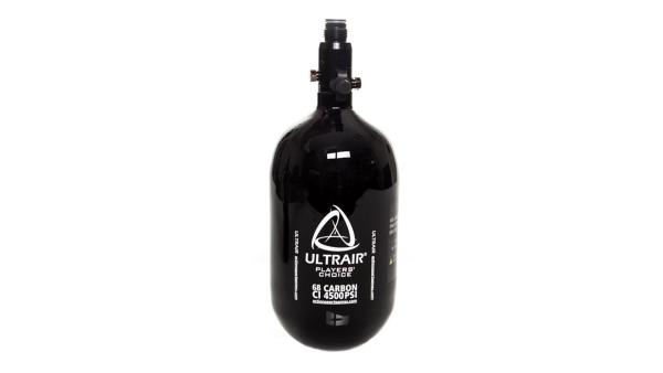 HPA tank, 1,1L 68 ci, 4500 psi carbon, incl. regulator