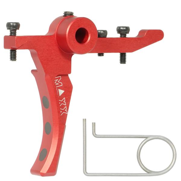 CNC Aluminum Advanced Speed Trigger (Style D) (Red) für MTW
