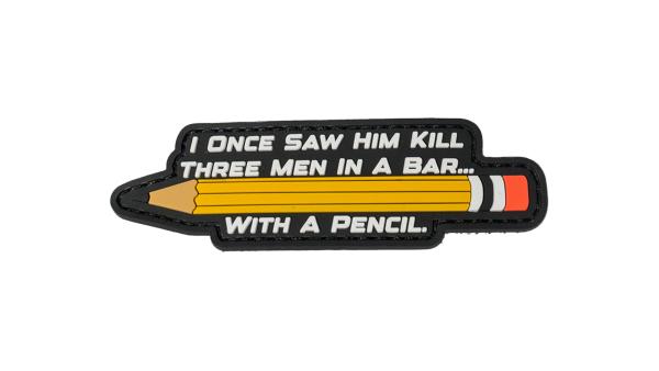 "With A Pencil" Morale Patch