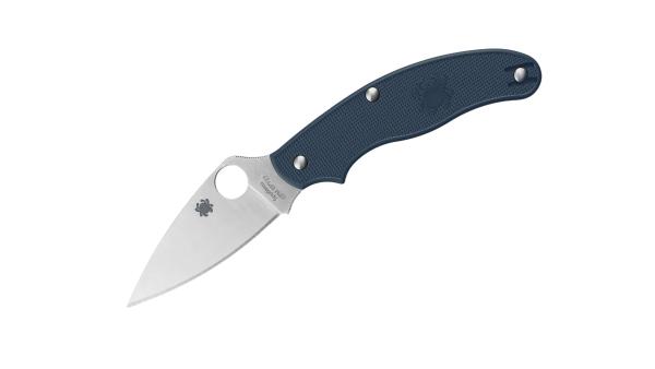 Spyderco UK Penknife CPM SPY27 FRN Blue PlainEdge
