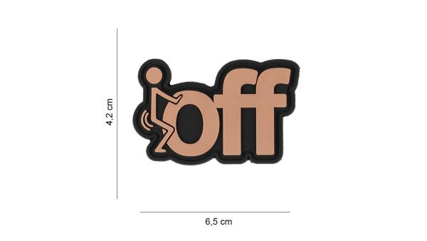 Patch 3D PVC Fuck Off