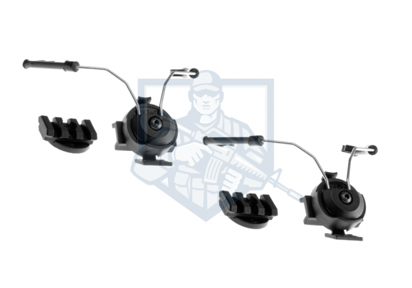 Comtac Helmet Rail Adapter Set Black