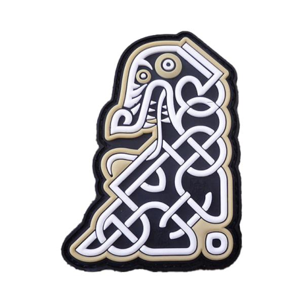 „Northman Tribal“ Dragon Ship Head Rubber Patch